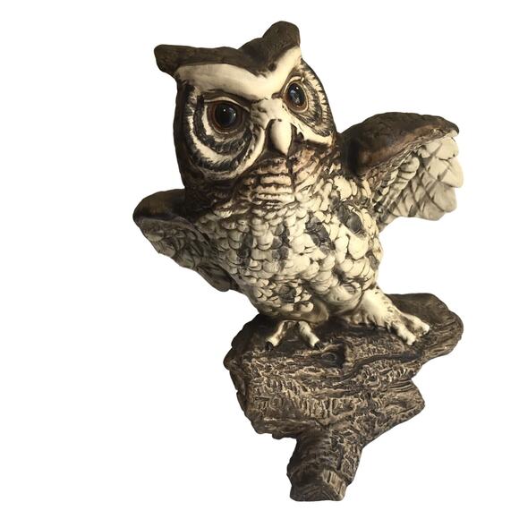 Owl Ceramic Brown Made In Japan vintage Owl Collectors 8” hand painted UCCTI - Picture 4 of 14